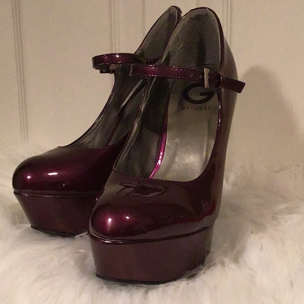 G by Guess Ankle Strap Heels